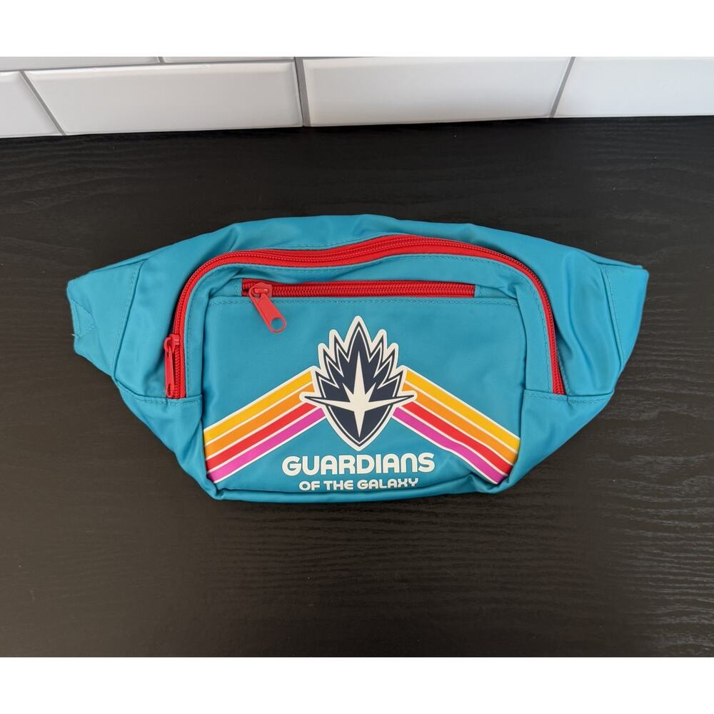 Guardians Of The Galaxy Blue Retro style Fanny Pack Bag Marvel NEW